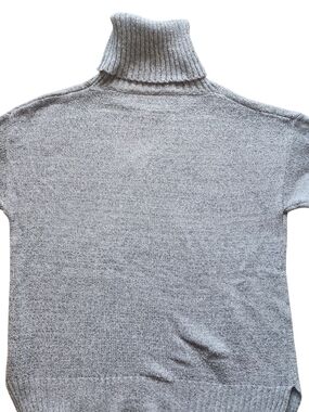 Women's Light Gray Turtleneck Sweater